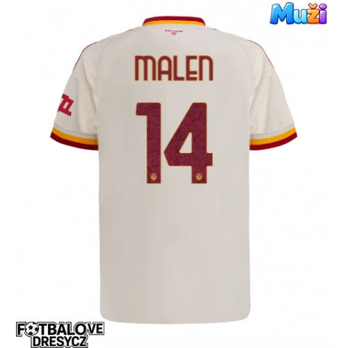 AS Roma Donyell Malen #14 Venkovní Dres 2026-27 Krátký Rukáv AS Roma Donyell Malen #14 Venkovní Dres 2026-27 Krátký Rukáv